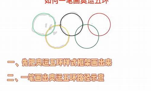 奥运五环图一笔画_奥运五环图一笔画多少个